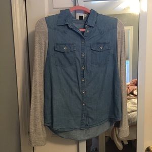 Long Sleeve Denim Shirt